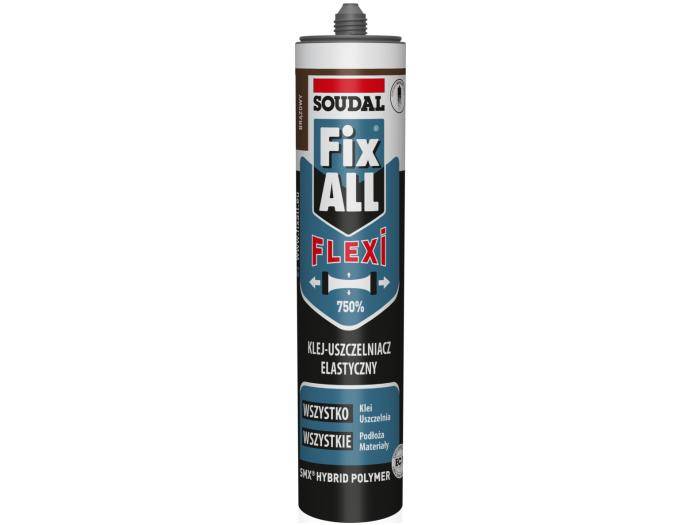Klej - uszczelniacz hybrydowy Fix ALL Flexi brązowy 290 ml SOUDAL