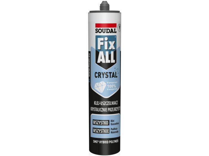 Klej - uszczelniacz hybrydowy Fix ALL Crystal 290 ml SOUDAL