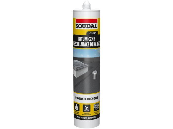 Bitumiczny uszczelniacz dekarski czarny 280 ml SOUDAL