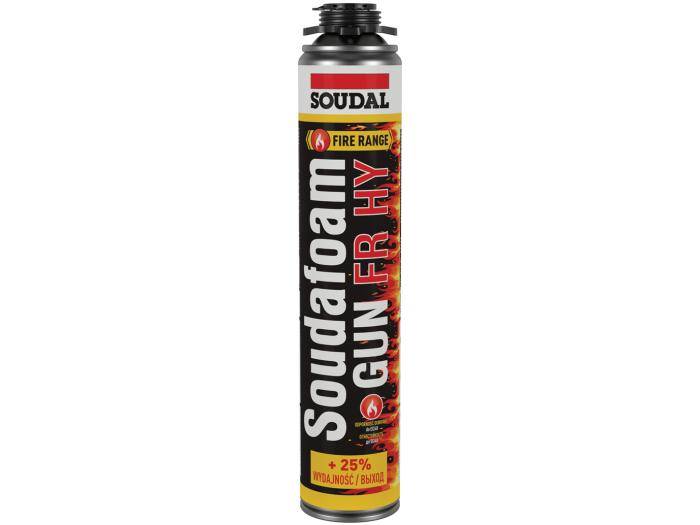 Pianka piana poliuretanowa ognioochronna Soudafoam FR HY Gun SOUDAL