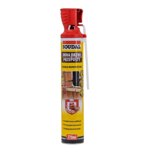 Pianka piana montażowa Genius Gun 770 ml SOUDAL