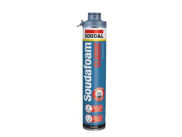 Pianka piana pistoletowa Soudafoam Classic Click & Fix 750 ml SOUDAL