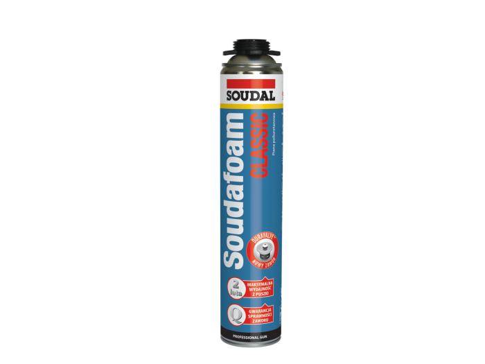 Pianka piana pistoletowa Soudafoam Gun Classic 750 ml SOUDAL
