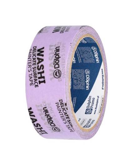 Taśma malarska Washi do delikatnych powierzchni 29mm x 25m BLUE DOLPHIN