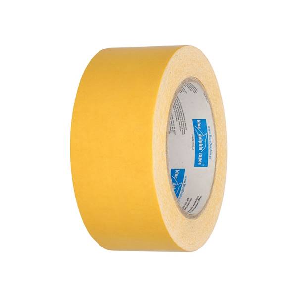 Taśma dwustronna tkaninowa 50mm x 25m BLUE DOLPHIN