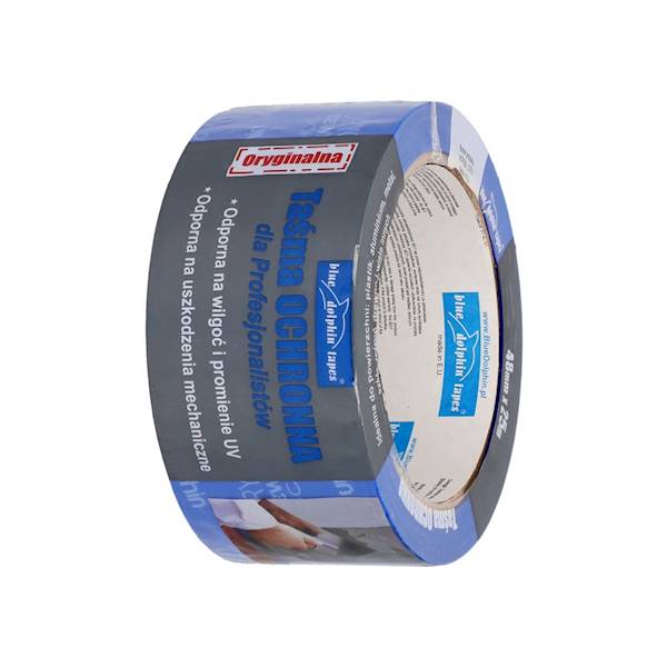 Taśma ochronna zewnętrzna niebieska 48mm x 25m BLUE DOLPHIN