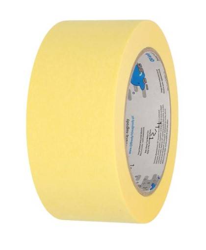 Taśma papierowa malarska żółta 48mm x 50m BLUE DOLPHIN