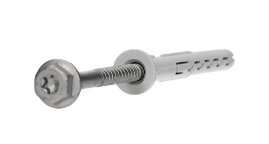 Kołki ramowe rozporowe z wkrętem z łbem sześciokątnym 12 mm x 120 mm KPR-FAST-K worek 6 szt. WKRĘT-MET
