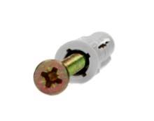 Kołki uniwersalne z wkrętem z łbem stożkowym BKW 6 mm x 50 mm blister 12 szt. WKRĘT-MET