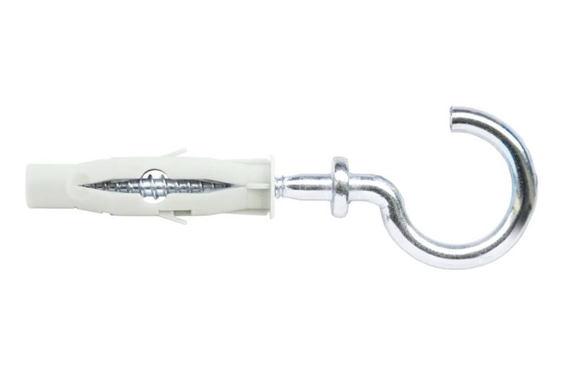 Kołki uniwersalne z hakiem półpełnym BRUC 6 mm x 35 mm blister 6 szt. WKRĘT-MET