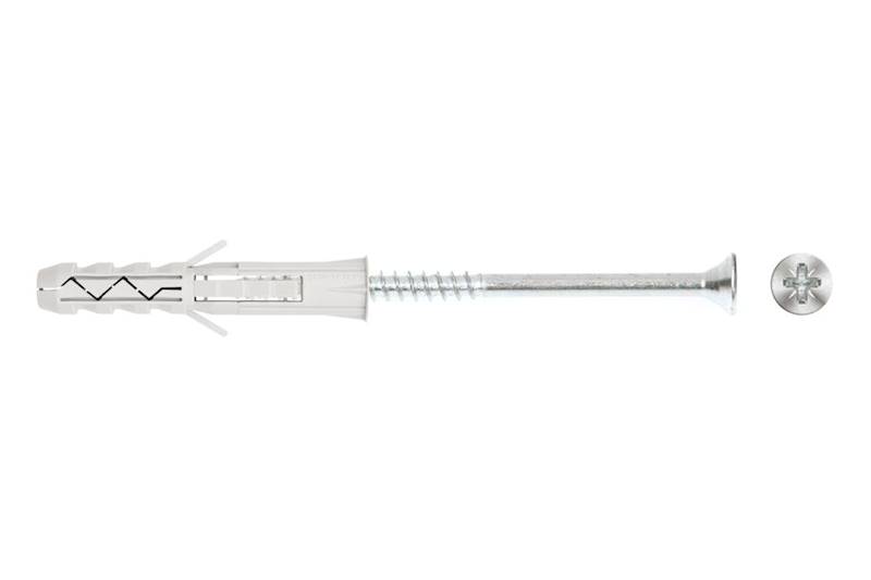 Kołki rozporowe z wkrętem z łbem stożkowym BKR 10 mm x 60/60 mm blister 5 szt. WKRĘT-MET