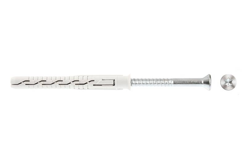 Kołki ramowe rozporowe z wkrętem z łbem stożkowym i gniazdem TX KPS-FAST-S 10 mm x 120 mm karton 50 szt. WKRĘT-MET