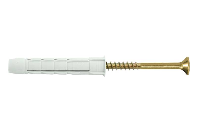 Kołki uniwersalne rozporowe z wkrętem z łbem stożkowym KW 8 mm x 80 mm karton 100 szt. WKRĘT-MET