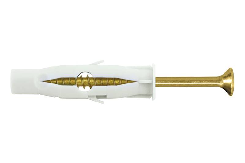 Kołki uniwersalne z wkrętem z łbem stożkowym RU 6 mm x 60 mm karton 100 szt. WKRĘT-MET