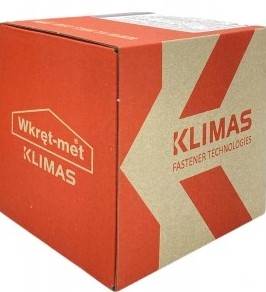 Kołki uniwersalne z wkrętem z łbem stożkowym RU 6 mm x 60 mm karton 100 szt. WKRĘT-MET