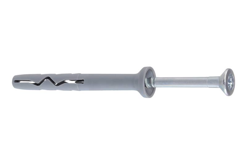 Kołki szybkiego montażu z wkrętami SM 6 mm x 60 mm karton 200 szt. WKRĘT-MET
