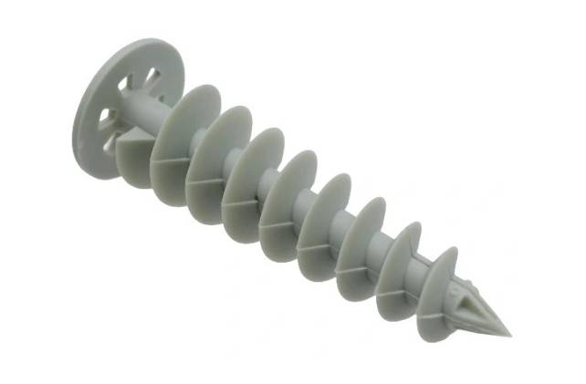 Wkręt spiralny tworzywowy do styropianu WK-DS 85 mm x 28 mm worek 10 szt. WKRĘT-MET