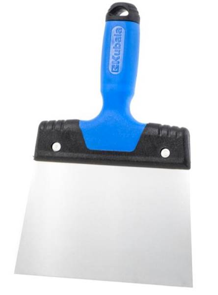 Szpachla nierdzewna uchwyt 2K typu soft 120 mm KUBALA
