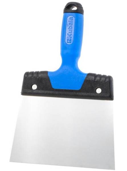 Szpachla nierdzewna uchwyt 2K typu soft 180 mm KUBALA