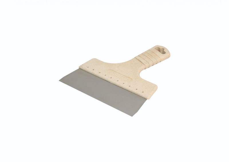 Szpachla nierdzewna uchwyt z kompozytu drewna Eco Line 200 mm KUBALA