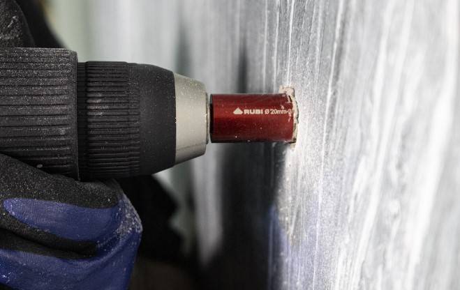 Wiertło diamentowe otwornica DRYGRES 4DRILL 12 mm RUBI