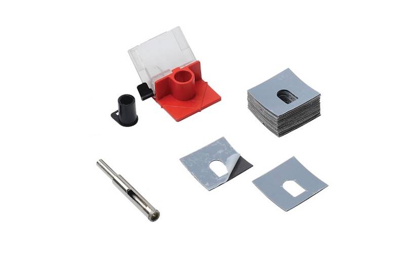 Zestaw prowadnica EASY GRES Wiertło 8 mm RUBI