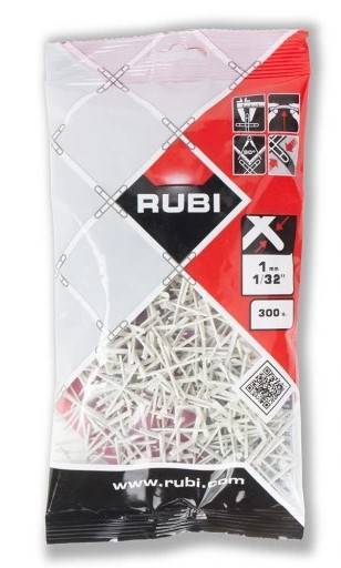 Krzyżyki dystansowe 1 mm 300 szt. RUBI