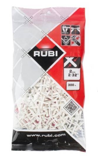 Krzyżyki dystansowe 2 mm 300 szt. RUBI