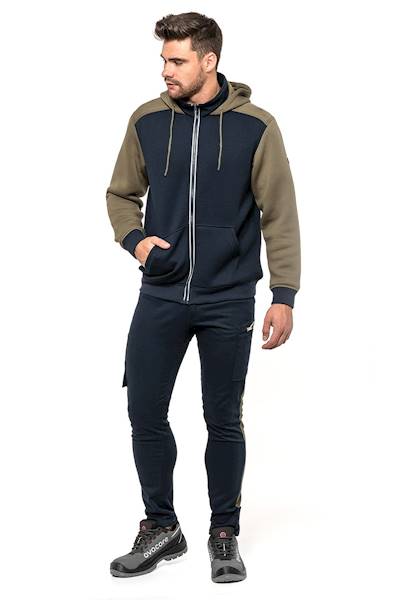 Bluza robocza piankowa HELBOS w kolorze granatowo-oliwkowym rozmiar XL AVACORE