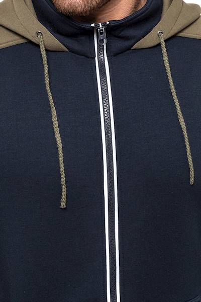 Bluza robocza piankowa HELBOS w kolorze granatowo-oliwkowym rozmiar XL AVACORE