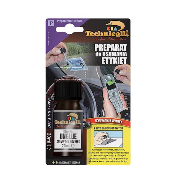 Zmywacz do usuwania etykiet 20 ml TECHNICQLL