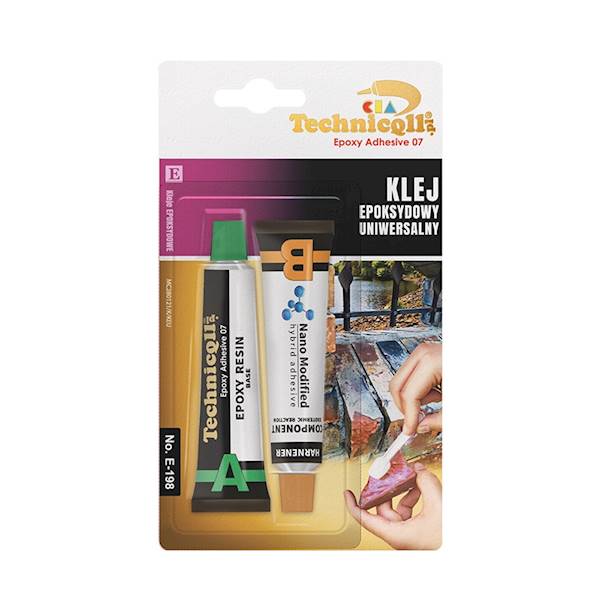 Klej epoksydowy uniwersalny 2 x 20 ml TECHNICQLL