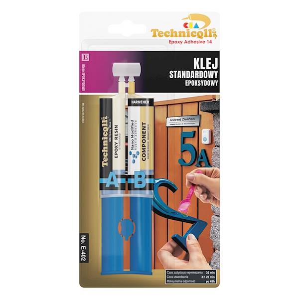 Klej epoksydowy standardowy 2 x 12 ml TECHNICQLL