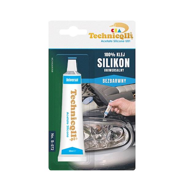 Silikon bezbarwny uniwersalny 20 ml TECHNICQLL