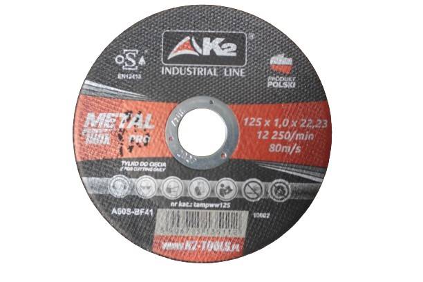 Tarcza do cięcia metalu 125 x 1,0 mm Pro Inox K2