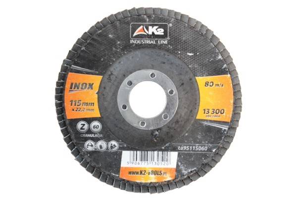 Tarcza lamelkowa listkowa ścierna Cyrkon 115 mm gr. 60 K2
