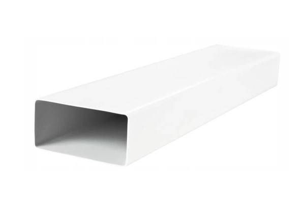 Kanał wentylacyjny płaski PCV 110 x 55 mm biały długość 0,5 m PROLEX