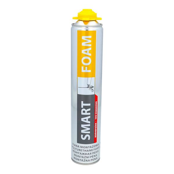 Pianka piana montażowa pistoletowa niskoprężna SMART wielosezonowa 750 ml WKRĘT-MET