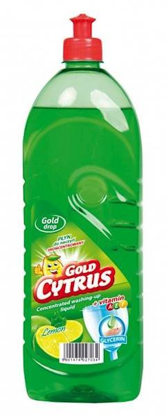 Płyn do mycia naczyń Gold Cytrus 1 L Lemon GOLD DROP