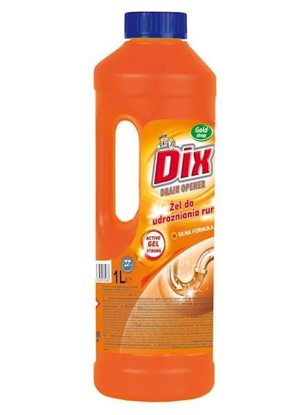 Żel do udrażniania rur DIX 1 L GOLD DROP