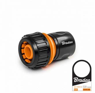 Szybkozłącze do węża ogrodowego 3/4 Black Line Standard z etykietą ECO-PWB2130 BRADAS