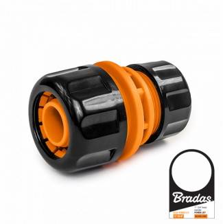 Reparator do węża ogrodowego z redukcją 1" / 3/4" z etykietą Black Line ECO-PWB2111 BRADAS