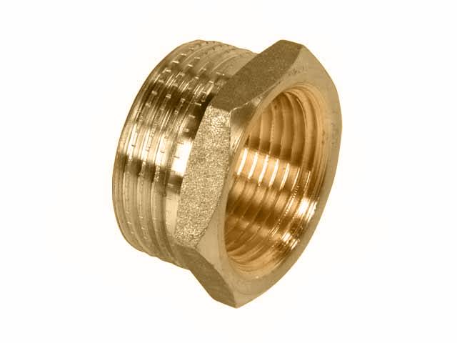 Złączka redukcyjna 1 x 3/4 mosiądz DIAMOND