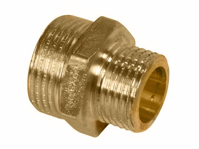 Nypel redukcyjny 1/2 x 3/4 mosiądz DIAMOND