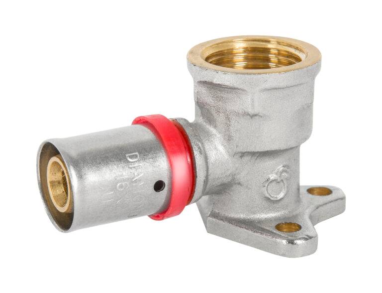 Kolano naścienne zaprasowywane PEX GW 1/2 x 16 DIAMOND