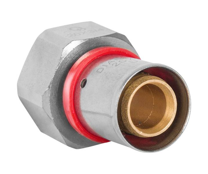 Złączka zaprasowywana półśrubunek GW PEX 1/2 x 16 DIAMOND