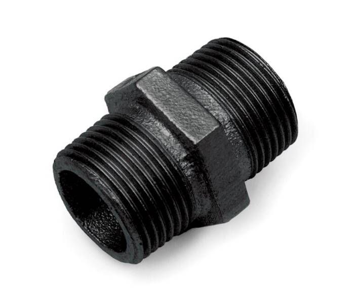 Nypel złączka 3/4 czarna DIAMOND