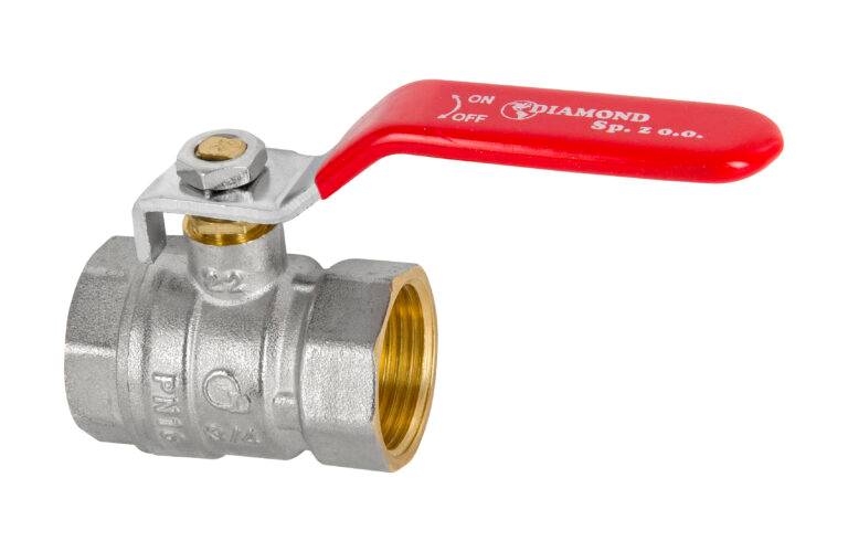 Kurek kulowy standard z dławikiem 3/4 DIAMOND