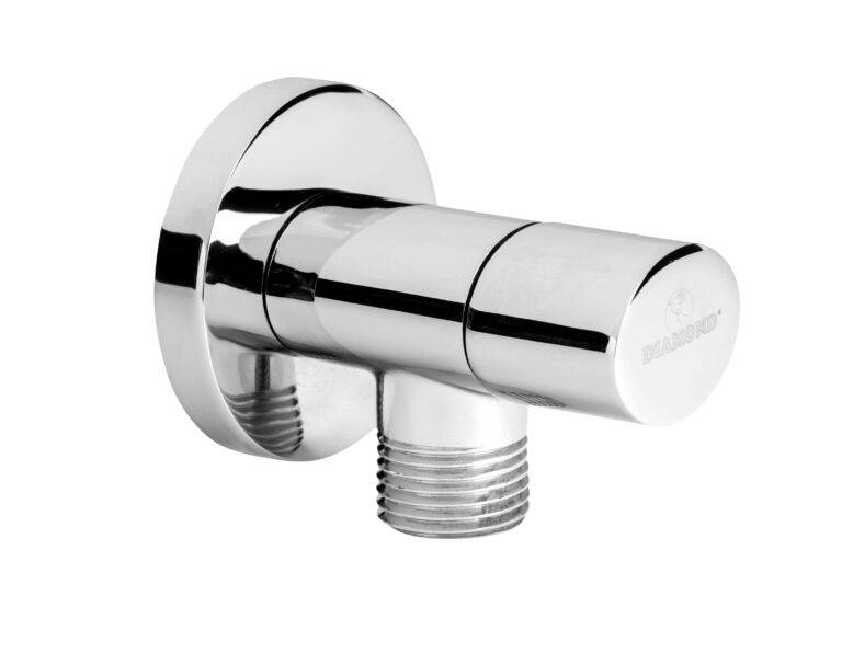 Zawór zaporowy kątowy ceramiczny Elipsa chrom 1/2 x 3/4 DIAMOND