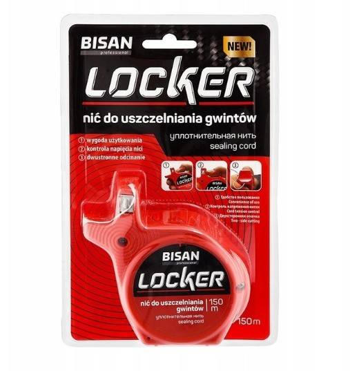 Nić do uszczelniania gwintów Locker 150 m BISAN